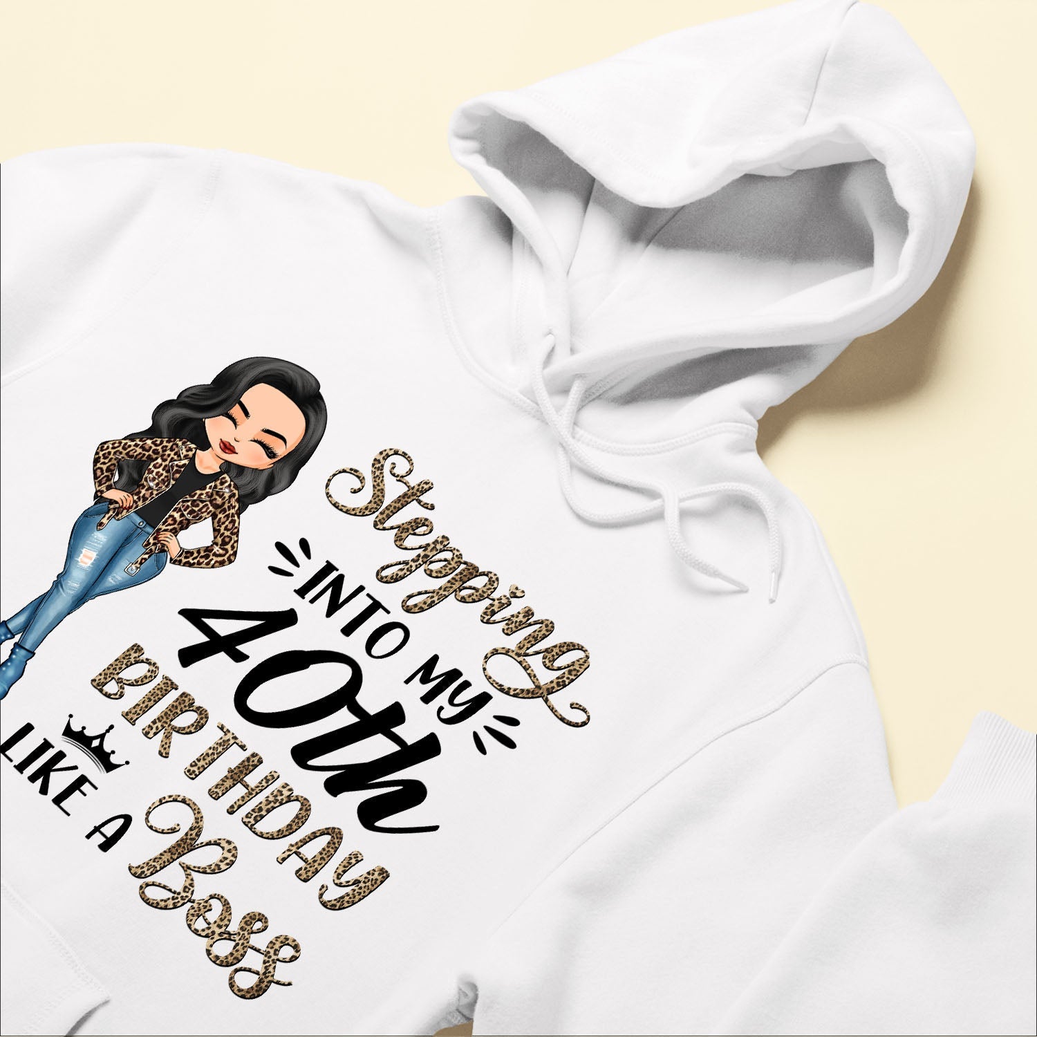 Stepping Into My 30Th, 40Th,50Th Birthday - PersonalizedOne Size Shirt - BirthdayGift For Girl, Woman,Queen - Image 6