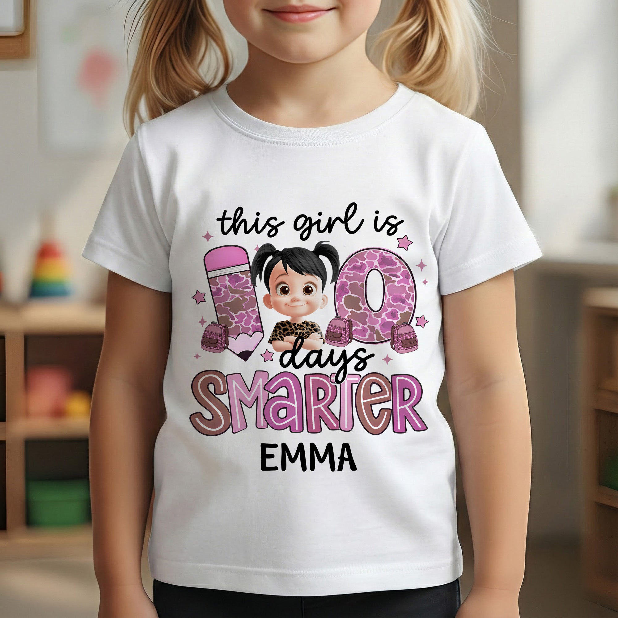 100 Days Smarter - Personalized Shirt - Image 3