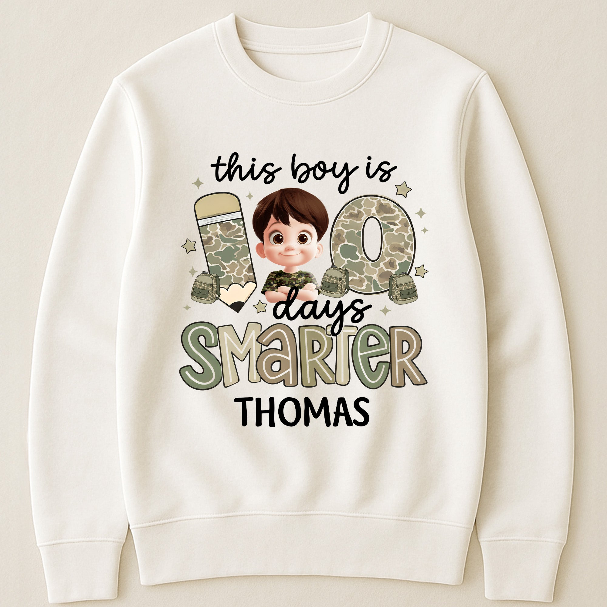 100 Days Smarter - Personalized Shirt - Image 4