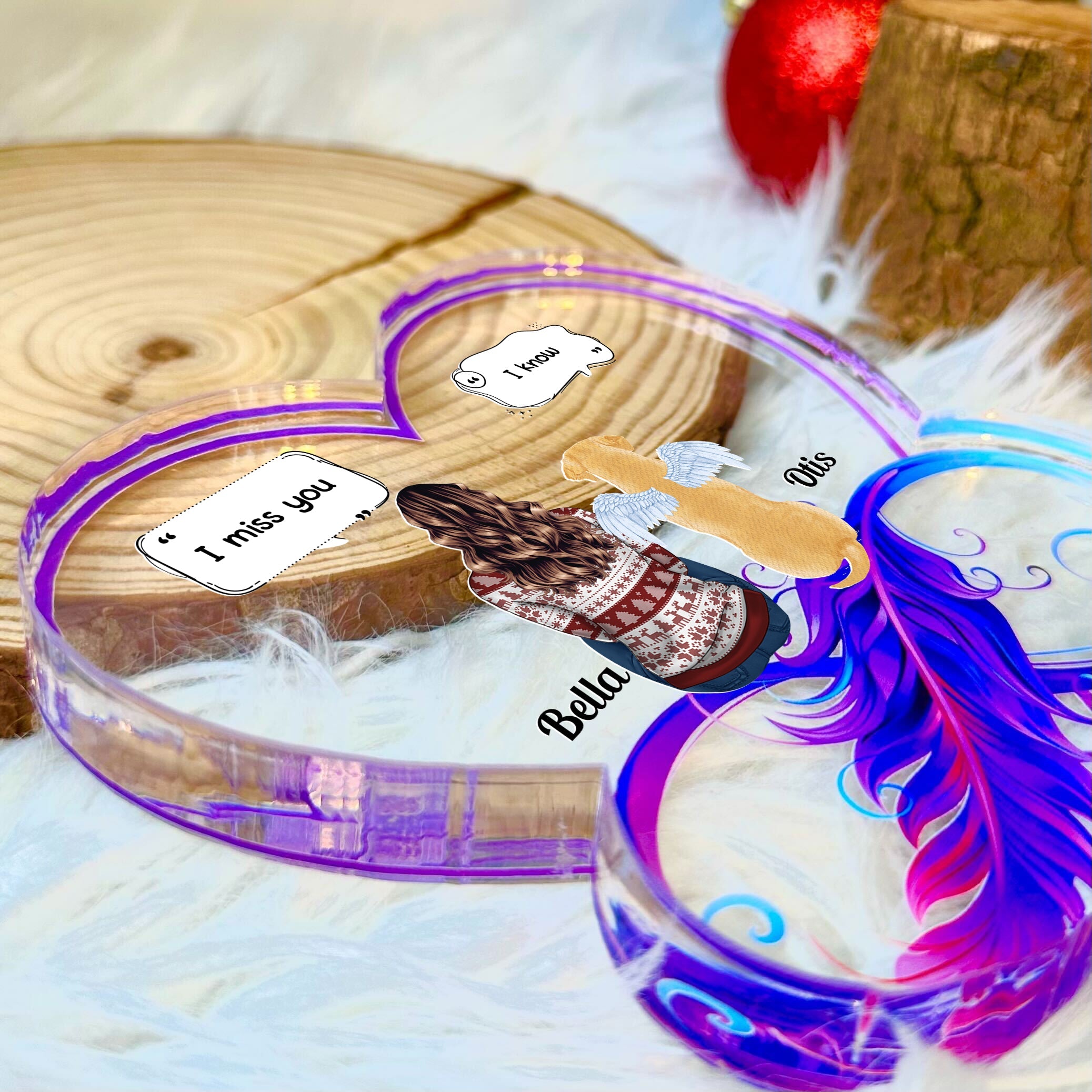 I Still Miss You Pet Memorial - Personalized Infinity Shaped Acrylic Plaque - Image 2