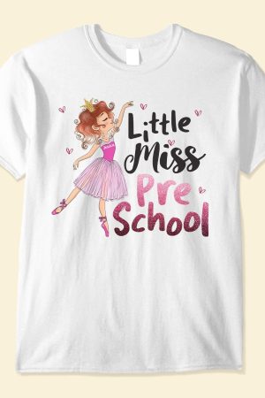 Little Miss First Grade - Personalized Shirt - Back To school Gift For Daughter, School Girl, Student, Kids