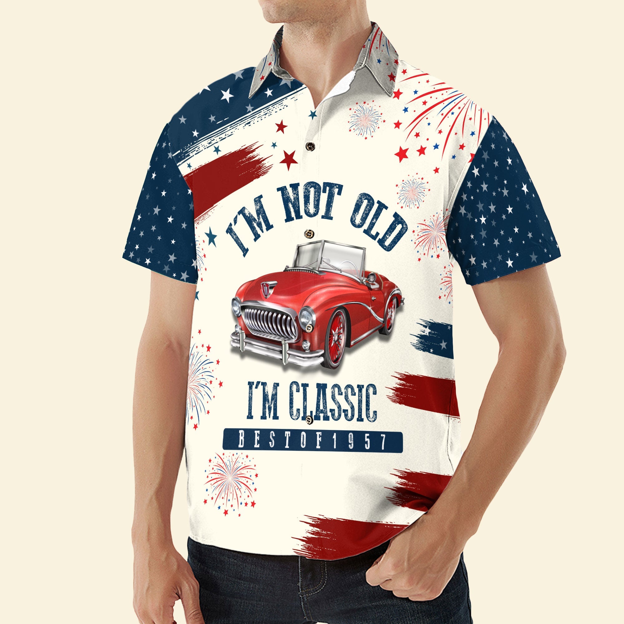 I'm Not Old - Personalized Photo Hawaiian Shirt - Image 5