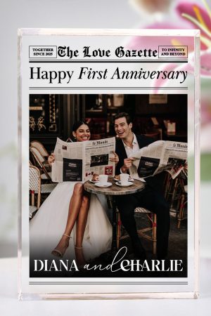 The Anniversary Times You & Me We Got This - Personalized Acrylic Photo Plaque