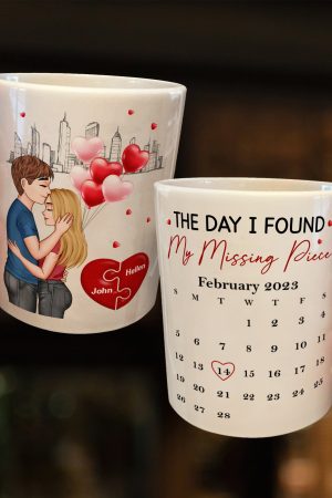 The Day I Found The Missing Piece - Personalized Mug