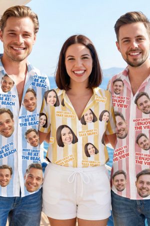 Travel Matching Hawaiian Crew Shirt - Personalized Hawaiian Shirt